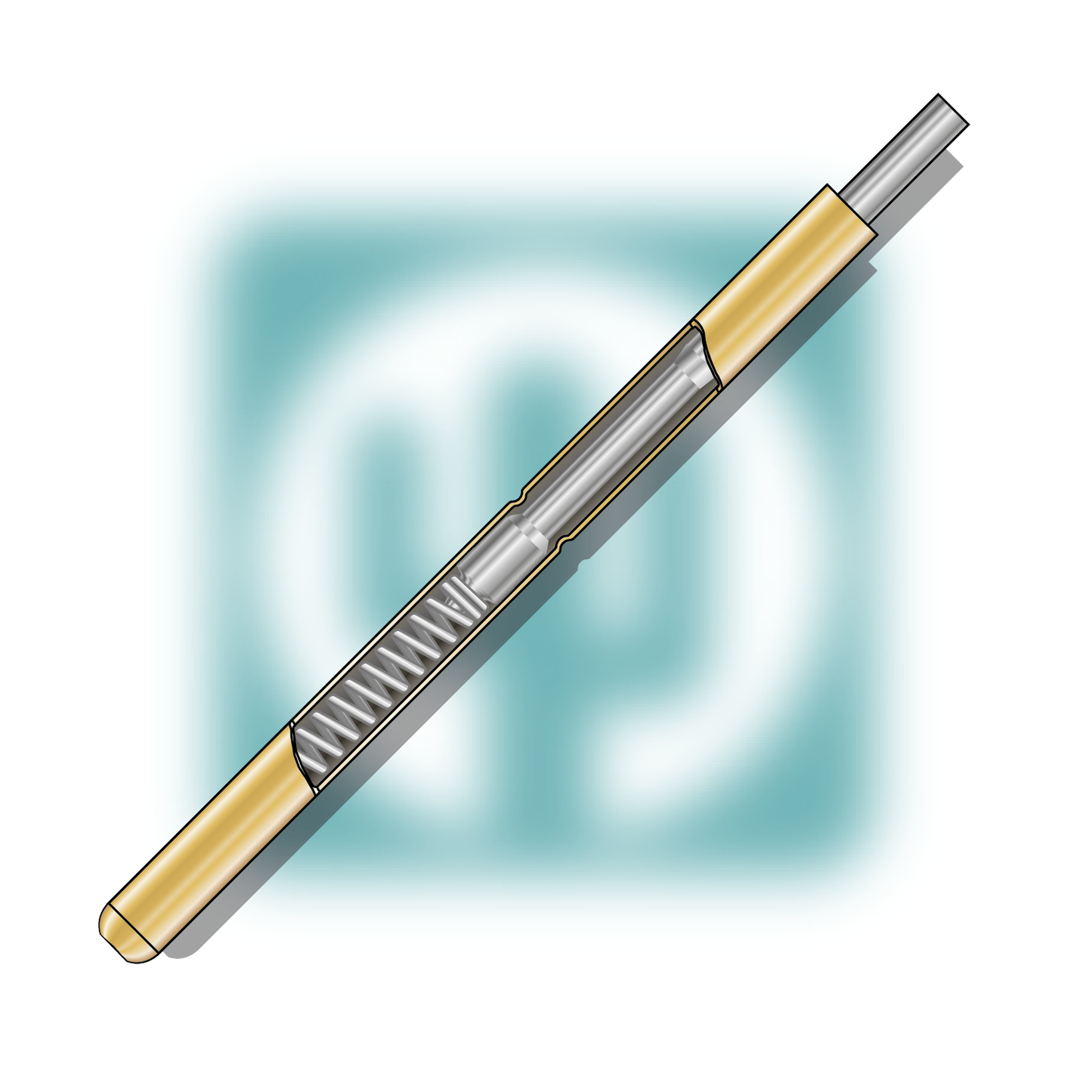 825.02.01.015 (Pogo Pin / Spring‑Loaded Contact Pin)